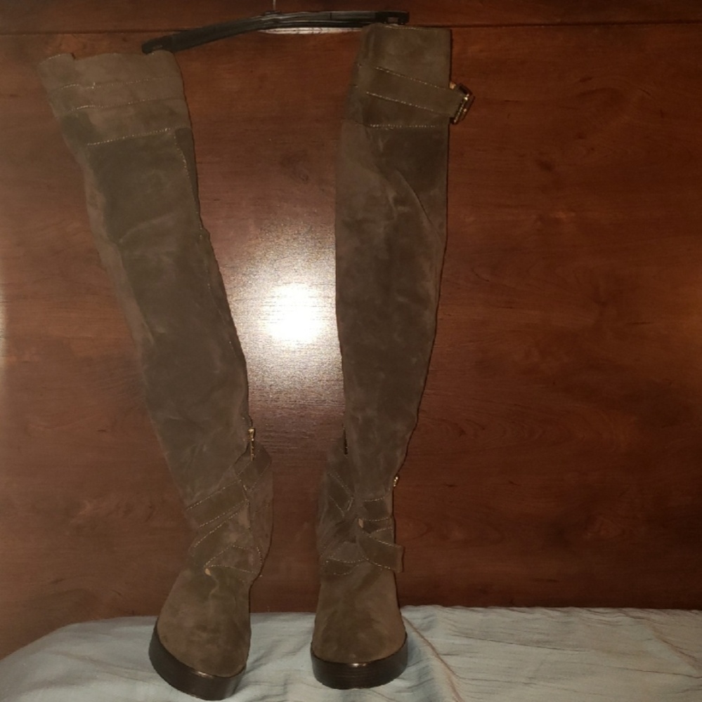 Michael Kors Zanzia Suede Over the Knee Boots